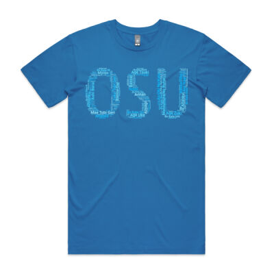 "OSU" Karate WordCloud T-Shirt - Ice Edition (Men's Staple Tee) Thumbnail