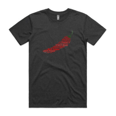 Hot Chili WordCloud T-Shirt (Men's Staple Tee) Thumbnail