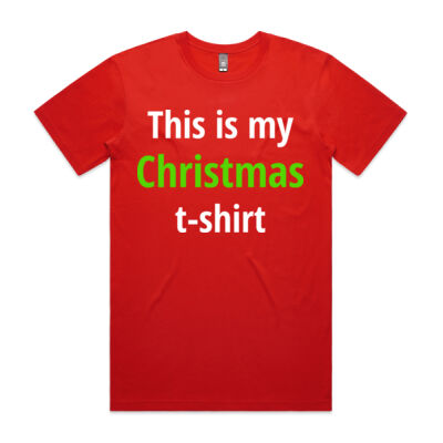 This is my Christmas t-shirt (Men's Staple Tee) Thumbnail