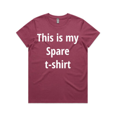 This is my Spare t-shirt (Women's Maple Tee) Thumbnail