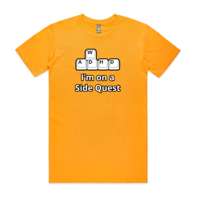 "I'm on a Side Quest" - ADHD T-Shirt (Men's Staple Tee) Thumbnail
