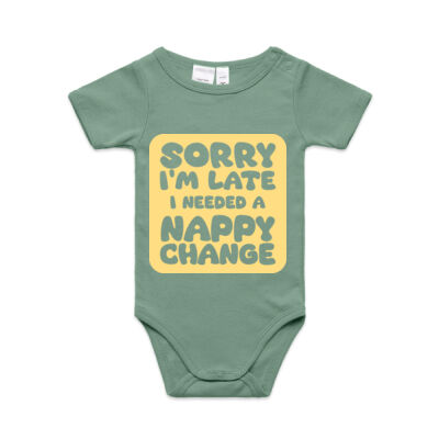 Sorry I'm Late, I Needed a Nappy Change Thumbnail